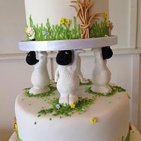 Farm Wedding Cake