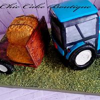 Tractor and trailer cake