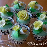 Garden cupcakes