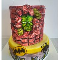 Super héros cake