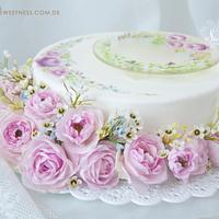 Tender Roses Cake