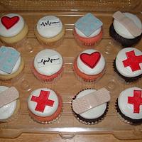 Medical Themed Cupcakes
