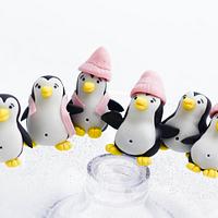 Penguins in Winter Wonderland Cake
