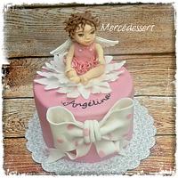 Angel girly cake