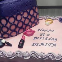 Designer Purse Birthday Cake