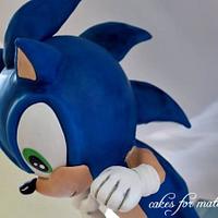 Sonic the Hedgehog cake