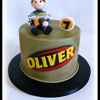 NERF themed cake NERF themed cake