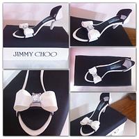 Jimmy Choo shoe cake