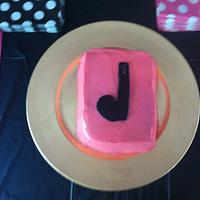 Music birthday cake 