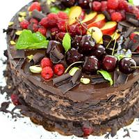 Black passion cake