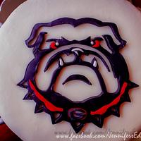 Georgia Bulldog Birthday Cake