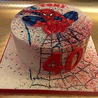 Hand Painted Spider-man