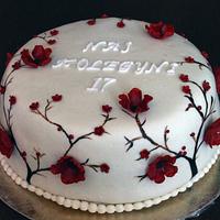  Cake - flowers poppy