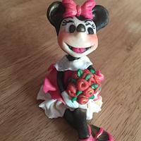 Minnie with roses 🌹 