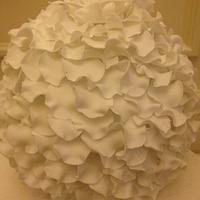 petal wedding cake 