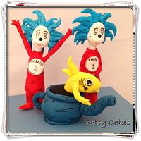 Topsy Turvy Dr Seuss Cake