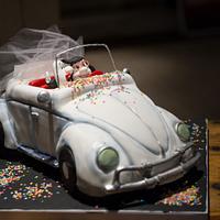 VW vintage beetle cake
