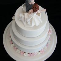Love Seat Wedding Cake
