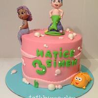 bubble guppies cake cupcakes