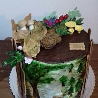 Woodlands cake