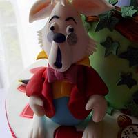 Alice in a Wonderland Cake