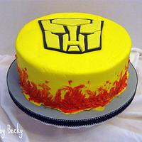 Transformers Birthday Cake