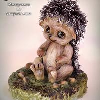 Sugar sculpture "The Hedgehog"
