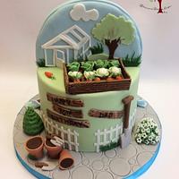 70th birthday Gardening & Aston Villa double theme