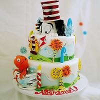 Dr Seuss themed 1st Birthday