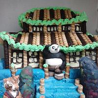 TEMPLE OF KUNG FU CAKE