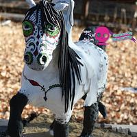 Day of the Dead Horse & Rider