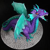 3D Dragon Wedding Cake