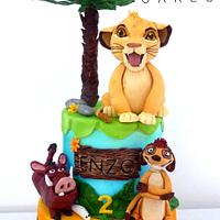 Lion King themed Cake