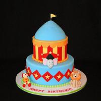 Circus Themed Cake
