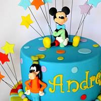 Disney cake for 1st birthday