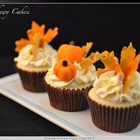 Autumn cupcakes