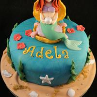 Little Mermaid Pearl Cake 