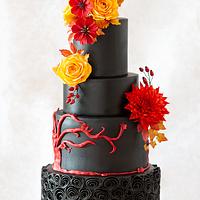 Wedding Cake in Black