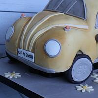 New Beetle Car Cake