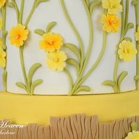 Spring Primroses Cake