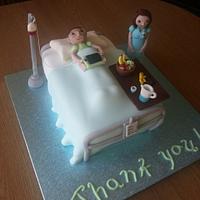 Hospital cake