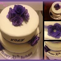 ...70th Birthday  Cake...
