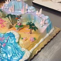 'Frozen' summer fun cake