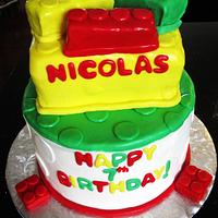 Boy's birthday Lego inspired