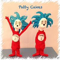 Topsy Turvy Dr Seuss Cake