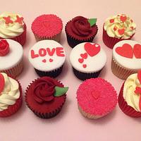 Valentines Day cupcakes
