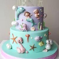 Little mermaid cake Little mermaid cake