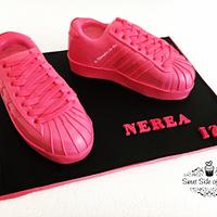 Pink Adidas Original Superstar Sneaker
