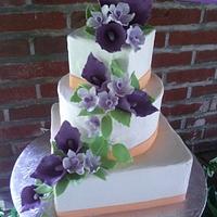 Kori & Paul's wedding cake