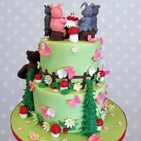 Masha and  The Bear Cake